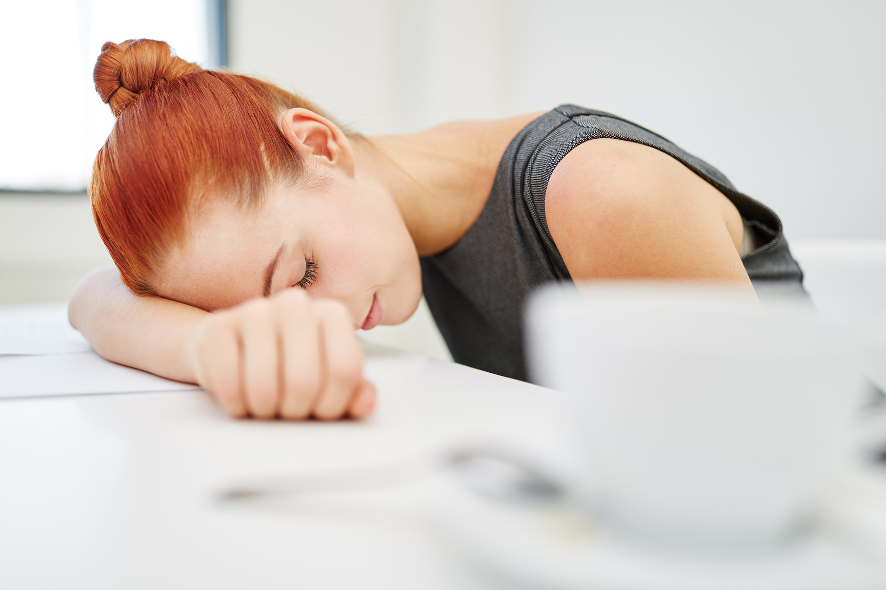 Burned Out Businesswoman